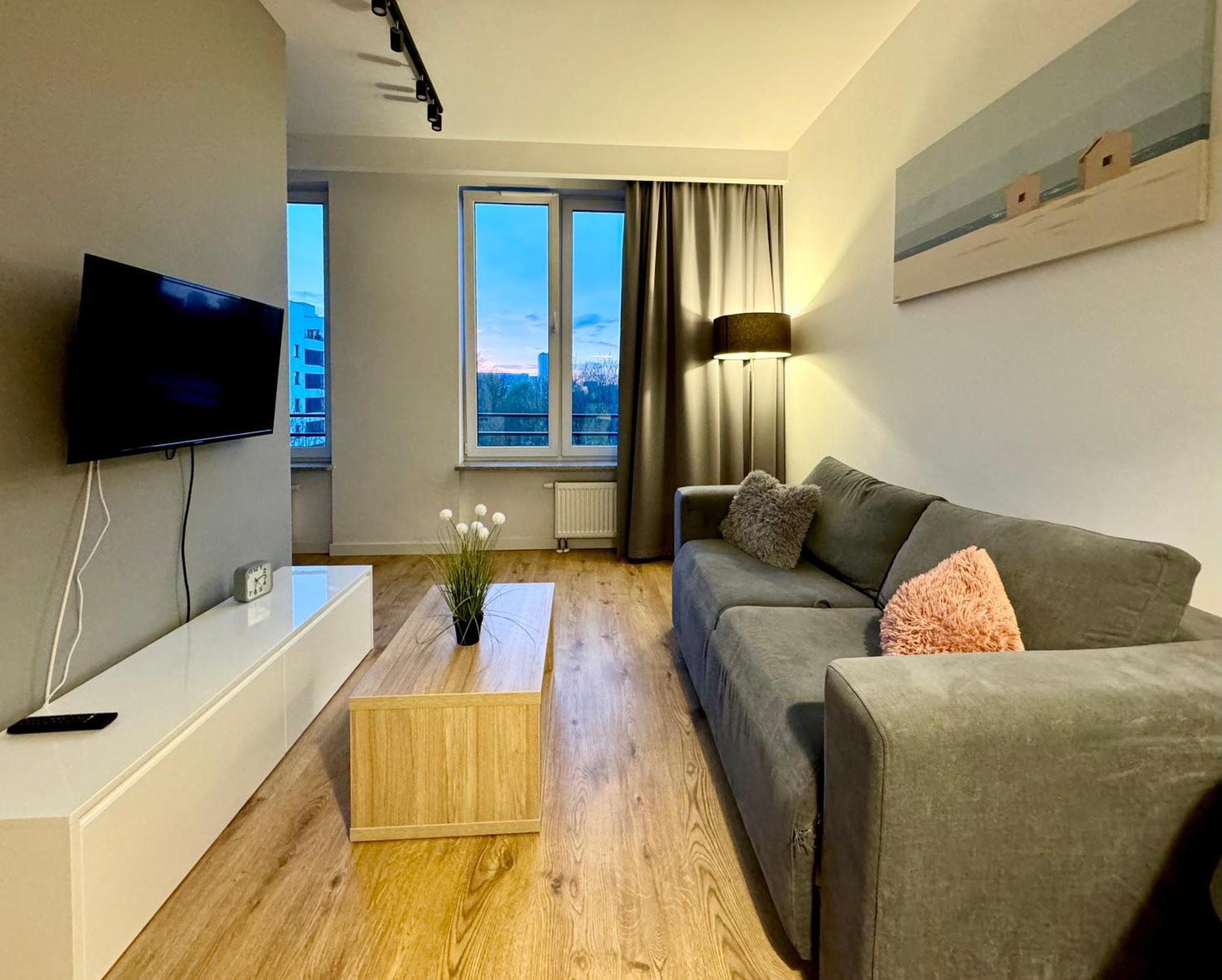 Ferienwohnung K22 Wola Slawinska 6/511 Z Wanna Warschau Exterior foto